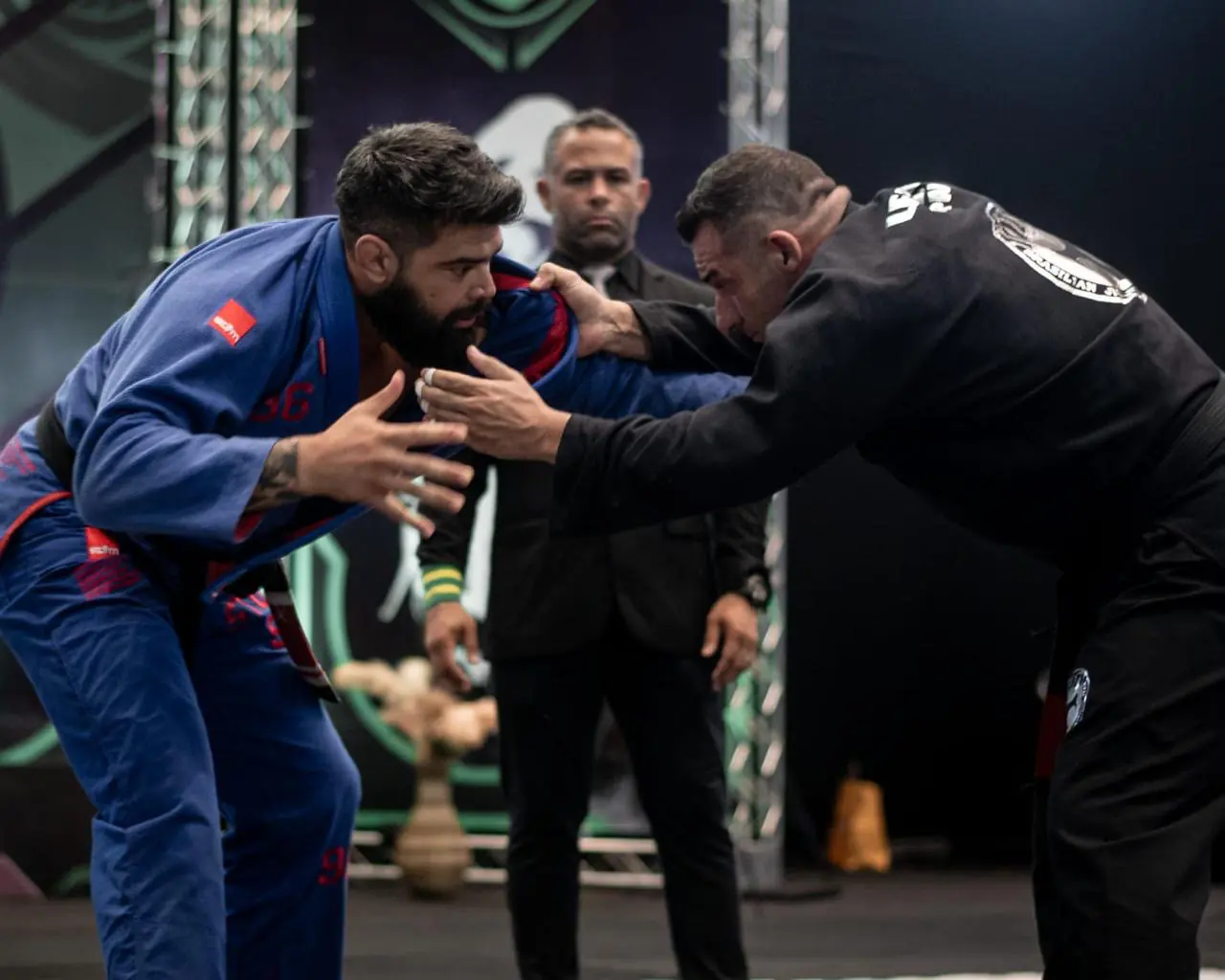 Fernando FH durante uma competição de jiu-jitsu