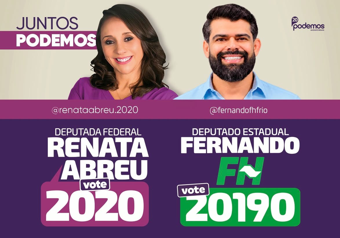 Fernando FH com Renata Abreu